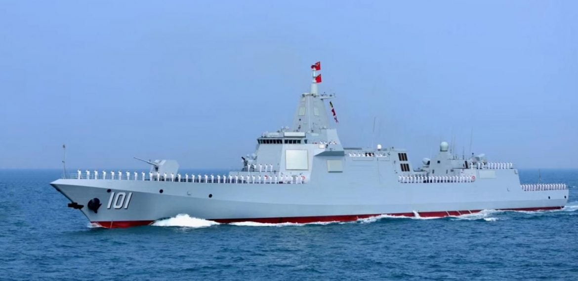 Chinese destroyer Nanchang (101)