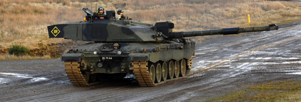 A Challenger 2 Main Battle Tank from the Royal Dragoon Guards MOD 45149718