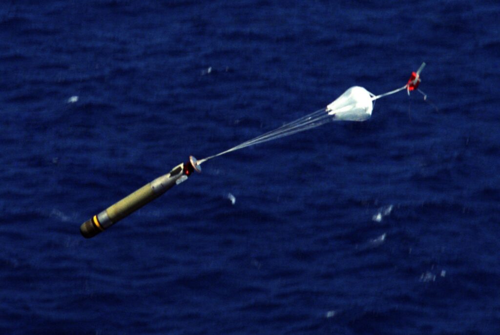 Mk 46 torpedo dropped off California 1987