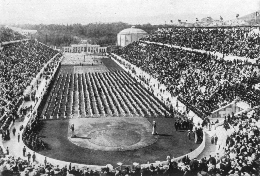 Panathenaic Stadium athletics events Athens 1896 Olympic 1896