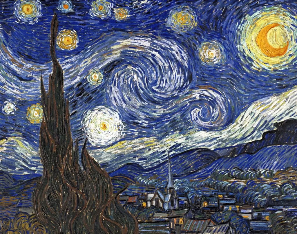 Starry Night canvas Vincent van Gogh New 1889
